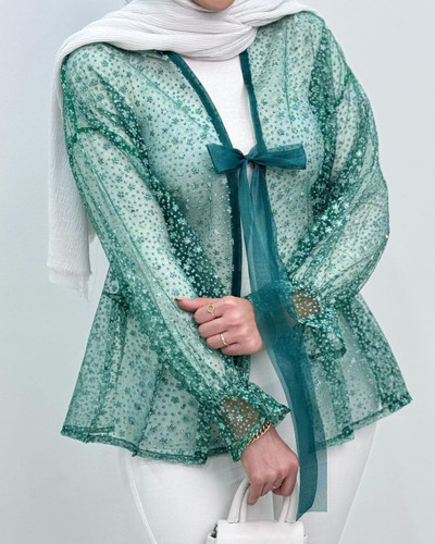 مانتو زنانه عروسکی تور
