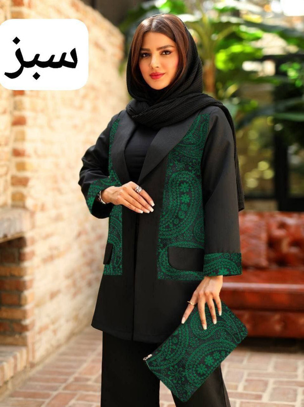 ست مانتو و شلوار زنانه یلدایی مازراتی