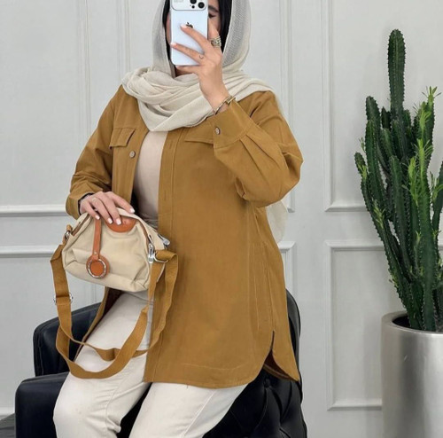 مانتو زنانه اسپرت کتان اصل