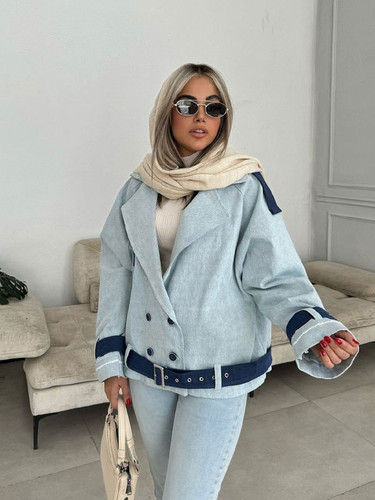 مانتو زنانه اسپرت جین تنسل
