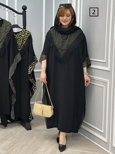 مانتو عبایی زنانه مجلسی ابروبادی