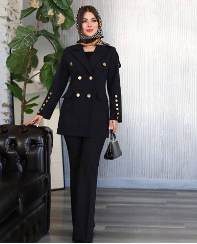 کت و شلوار زنانه مجلسی دبل مازراتی