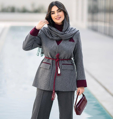 مانتو و شلوار زنانه مجلسی دیپلمات پرشیا