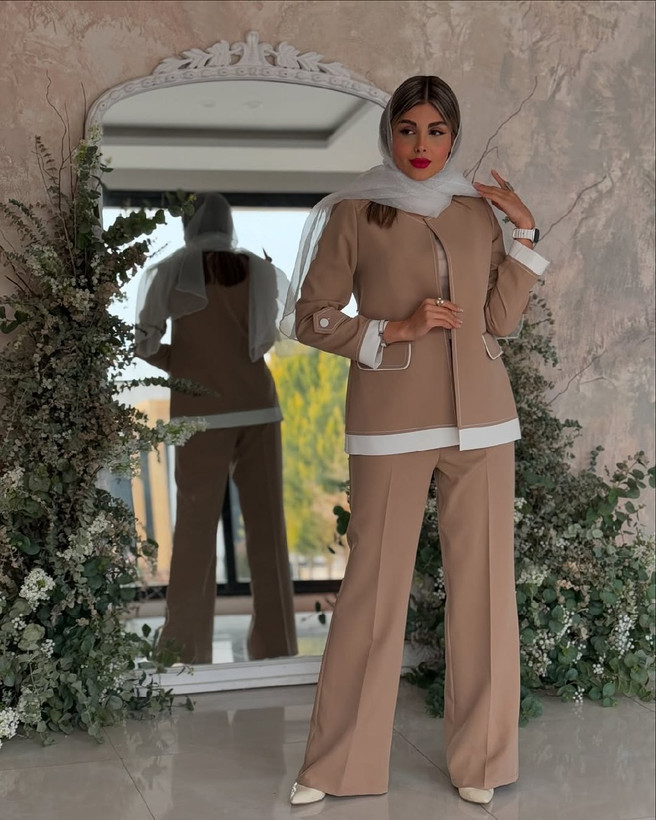 مانتو و شلوار زنانه مجلسی مازراتی