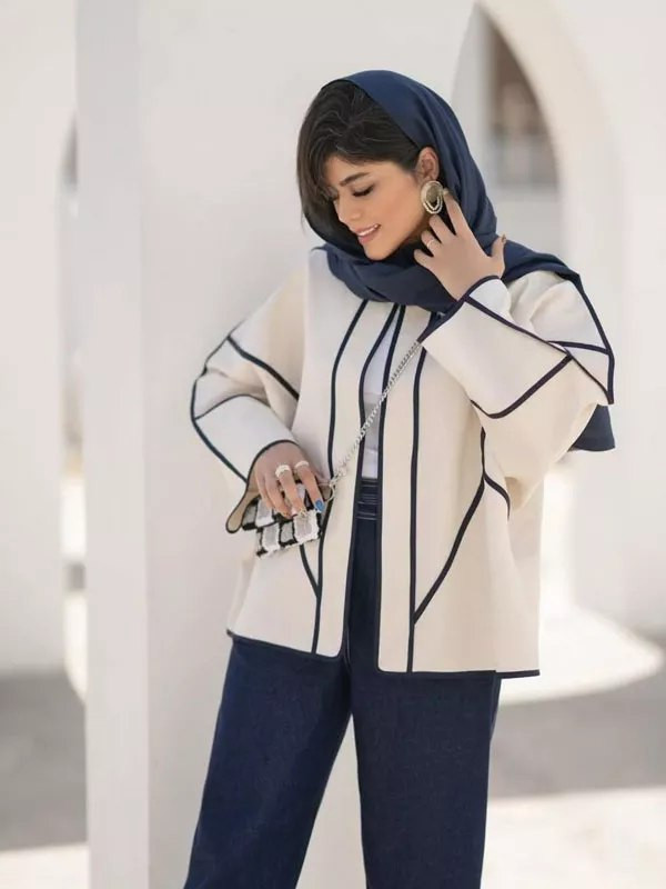 مانتو شلوار زنانه عیدانه لینن و تنسل