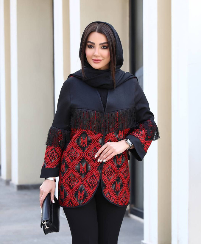 کت زنانه مجلسی مازراتی و سوزن دوزی
