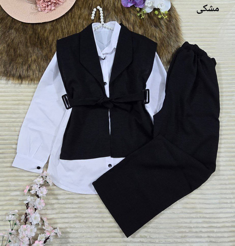 ست سه تیکه رویه و شلوار و زیره زنانه اسپرت شانتون و داکرون