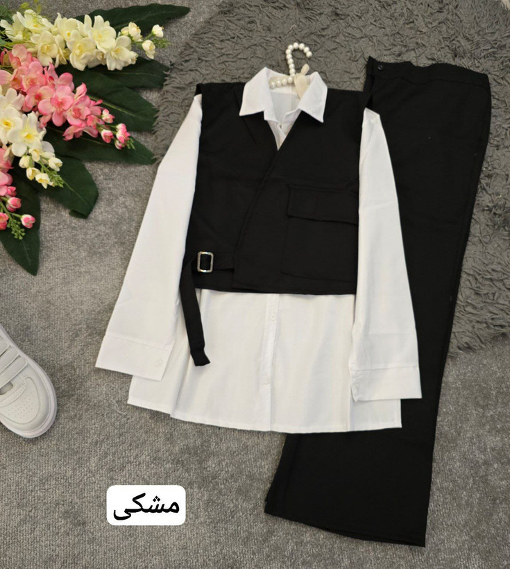 وست و شلوار و شومیز زنانه عیدانه مازراتی و داکرون