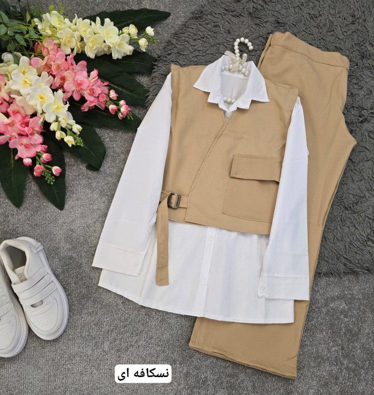 وست و شلوار و شومیز زنانه عیدانه مازراتی و داکرون