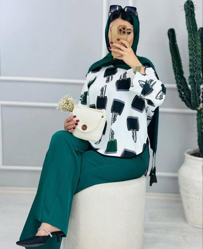 شومیز و شلوار زنانه مجلسی بوگاتی