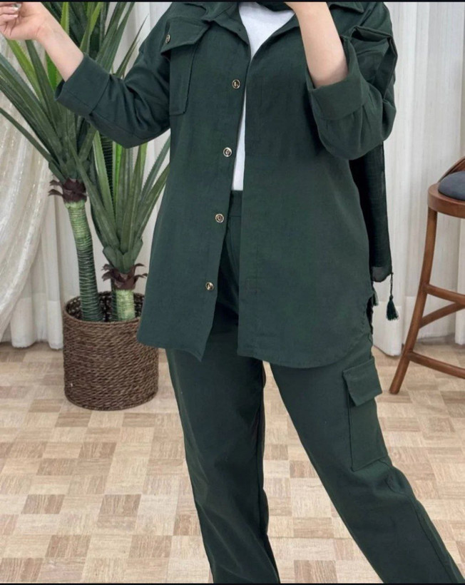 ست مانتو و شلوار زنانه اسپرت بنگال کش