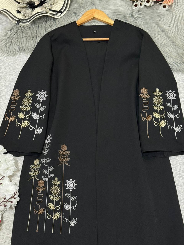مانتو گلدوزی زنانه مجلسی مازراتی