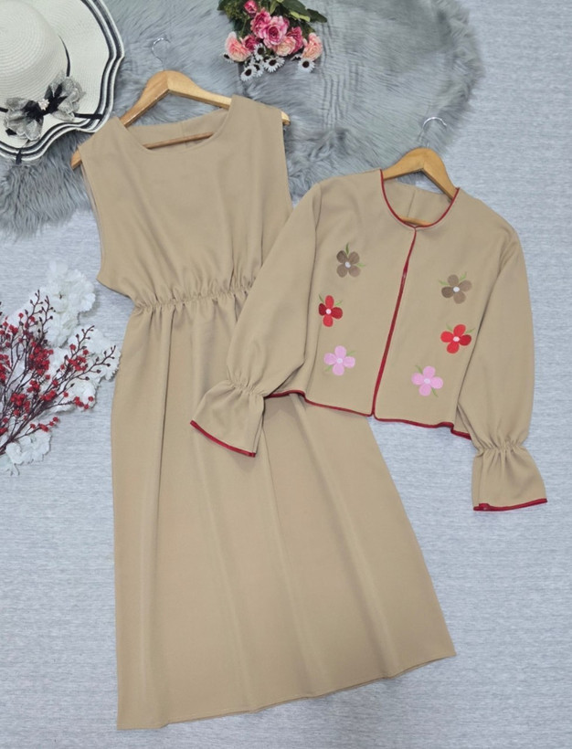 کت و سارافون گلدوزی زنانه مجلسی مازراتی