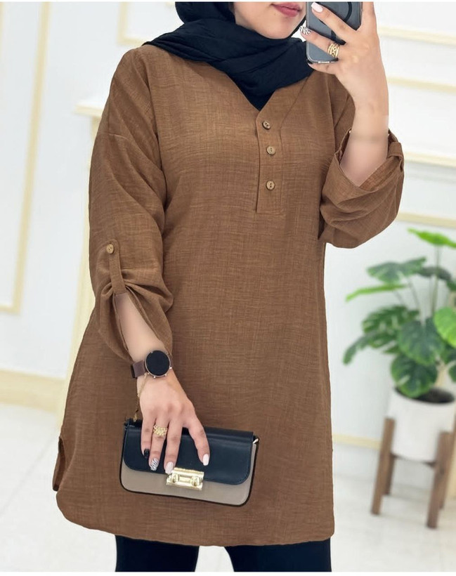 تونیک مانتویی زنانه اسپرت شانتون