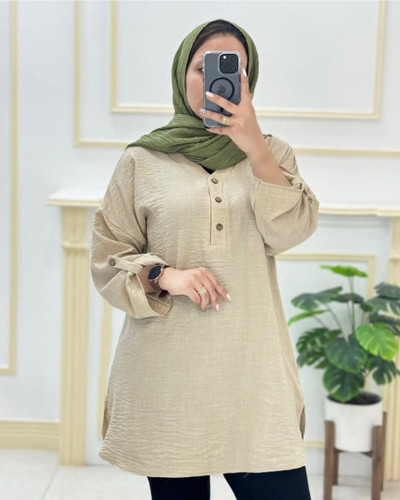 تونیک مانتویی زنانه اسپرت شانتون