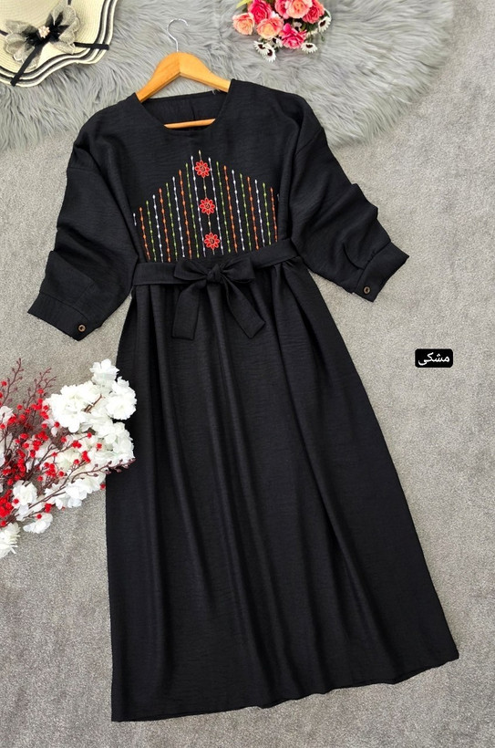 پیراهن گلدوزی زنانه اسپرت شانتون