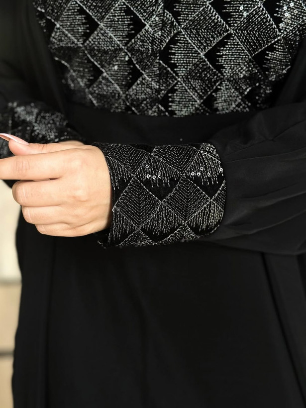 مانتو عبایی زنانه مجلسی الیزه
