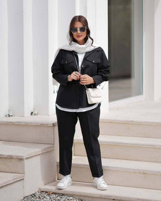 ست مانتو و شلوار زنانه اسپرت پرشیا مکانیک و داکرون