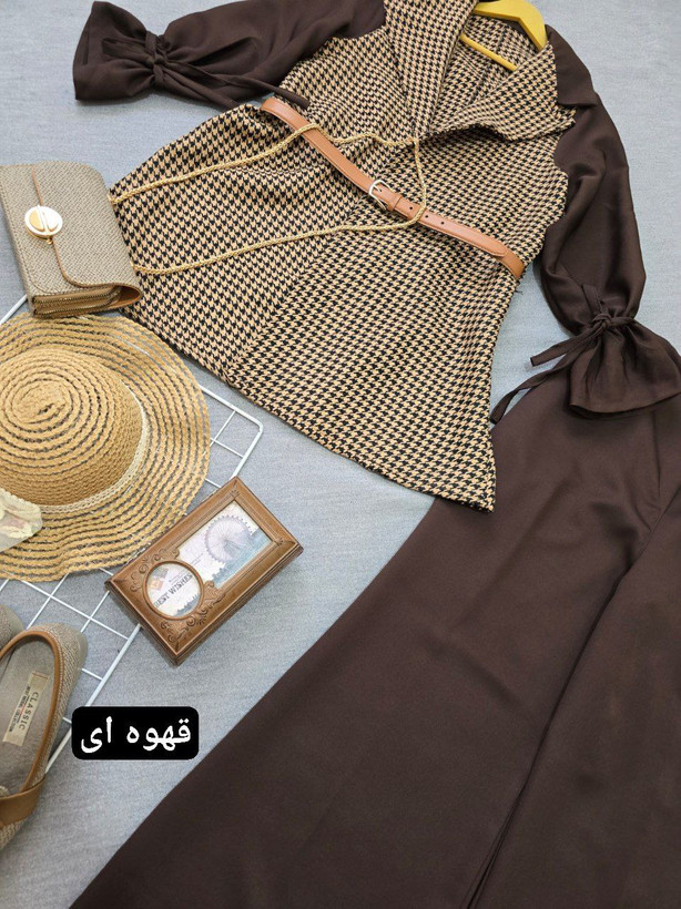 ست مانتو و شلوار زنانه مجلسی پیچازی و مازراتی