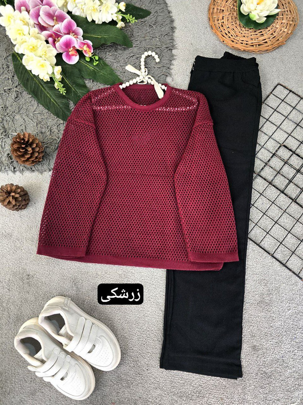 بلوز زنانه یلدایی بافت