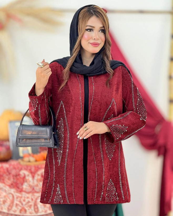 کت زنانه مجلسی مخمل