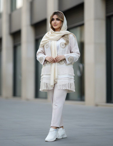 مانتو شلوار زنانه مجلسی مازراتی