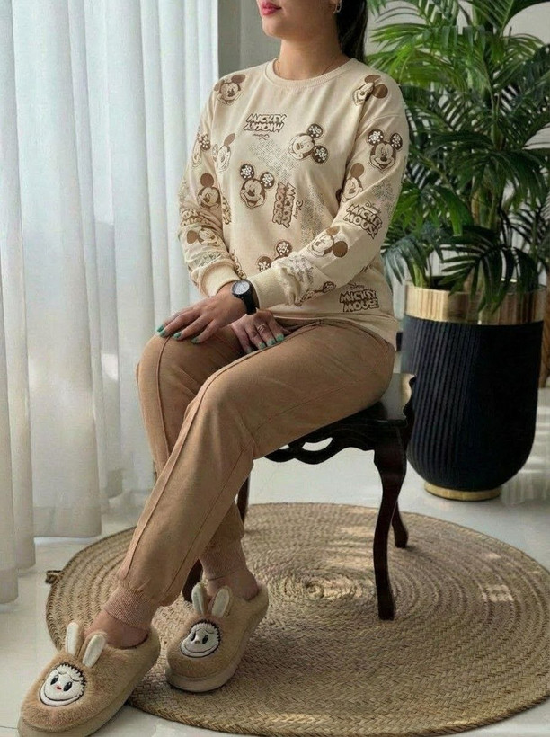 ست بلوز و شلوار زنانه اسپرت پنبه گلکسی