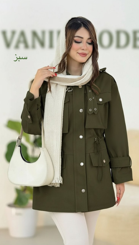مانتو بارونی زنانه اسپرت تی سی و آستر
