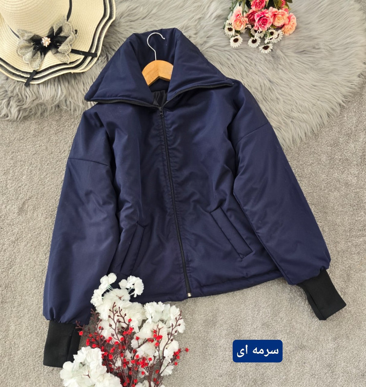 کاپشن فینگردار زنانه اسپرت تی سی و پشم شیشه