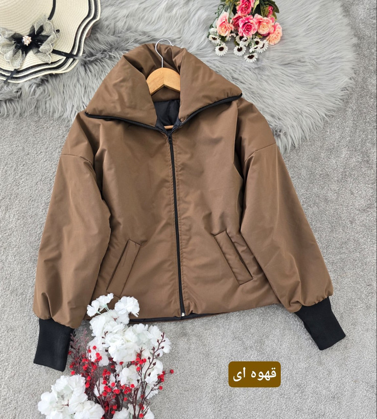 کاپشن فینگردار زنانه اسپرت تی سی و پشم شیشه