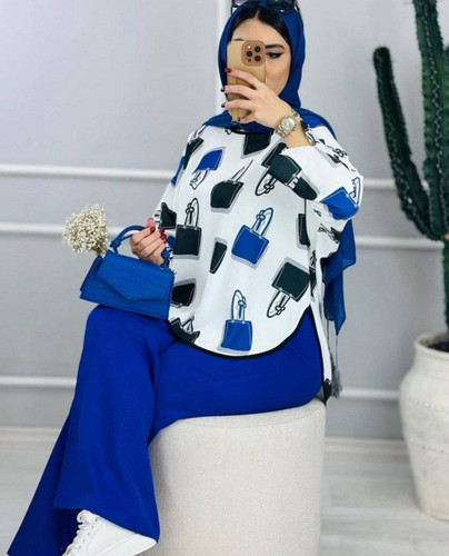 ست شومیز و شلوار زنانه مجلسی بوگاتی