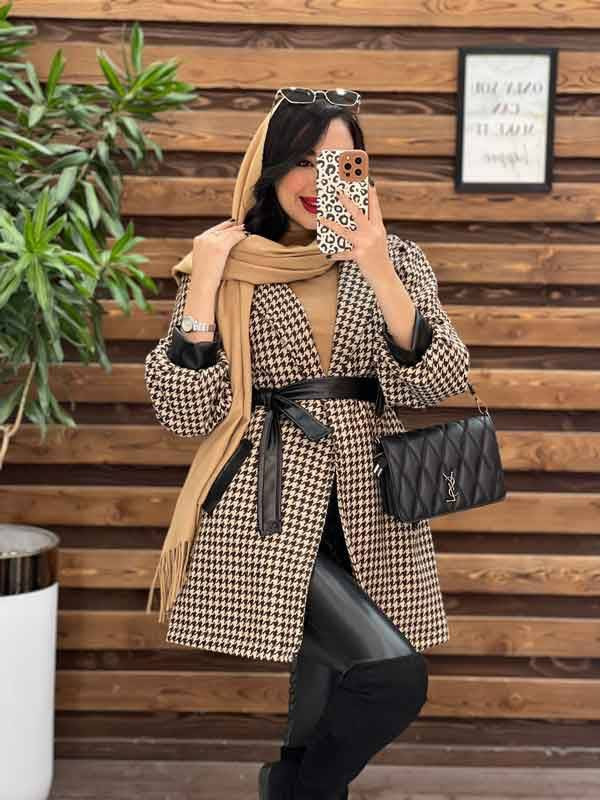 پالتو زنانه مجلسی پیردوپل ضخیم