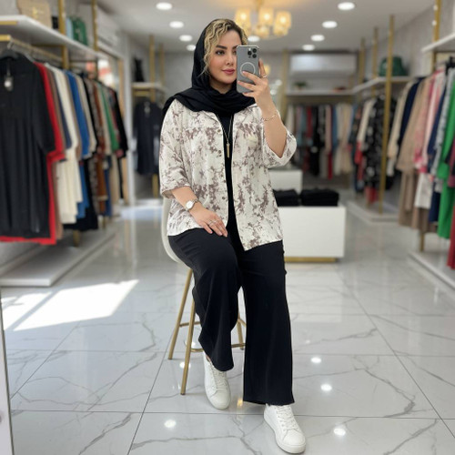 ست مانتو و شلوار زنانه اسپرت شانتون