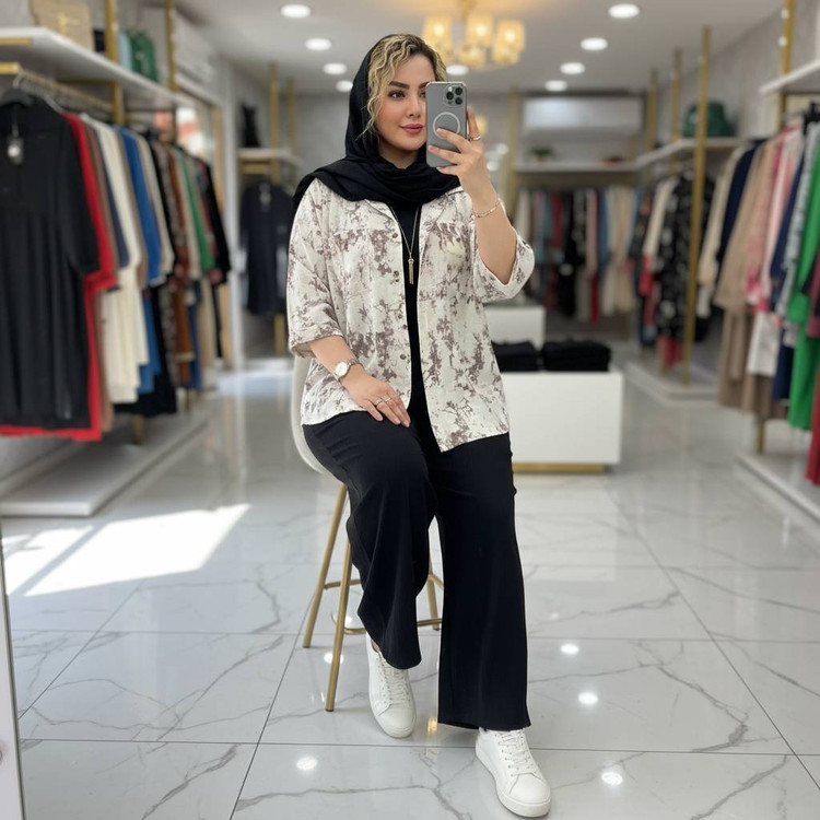 ست مانتو و شلوار زنانه اسپرت شانتون