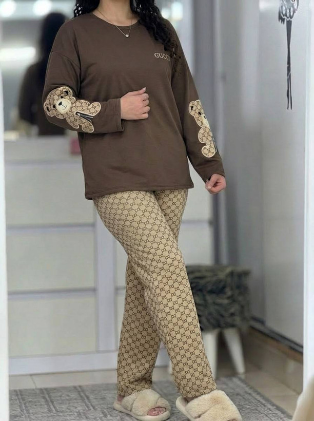 ست بلوز و شلوار زنانه عیدانه پنبه گلکسی