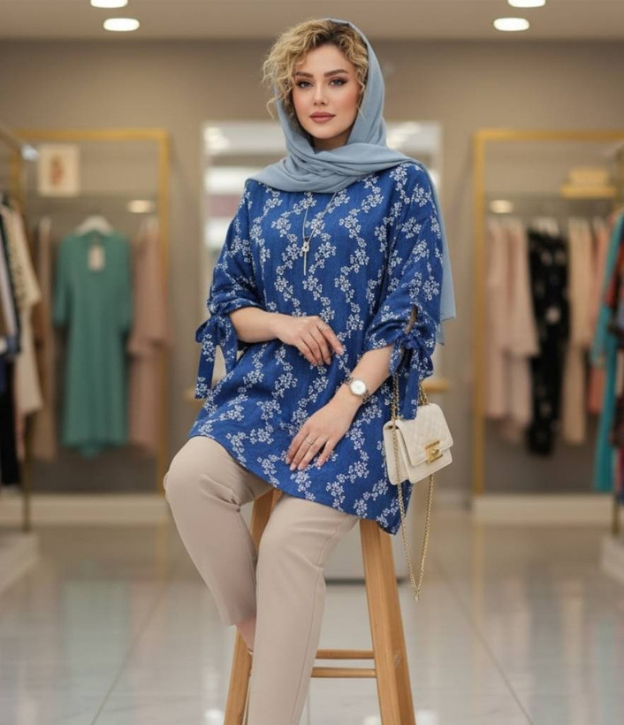 شومیز زنانه مجلسی شانتون خامه دوزی