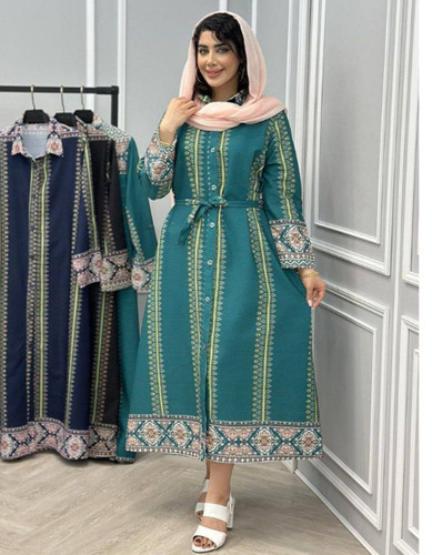 ساحلی سنتی زنانه عیدانه کرپ نخ