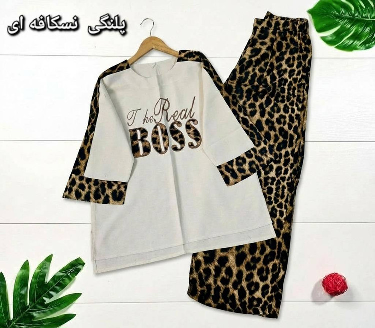 ست شومیز و شلوار زنانه عیدانه لینن و کتان کجراه
