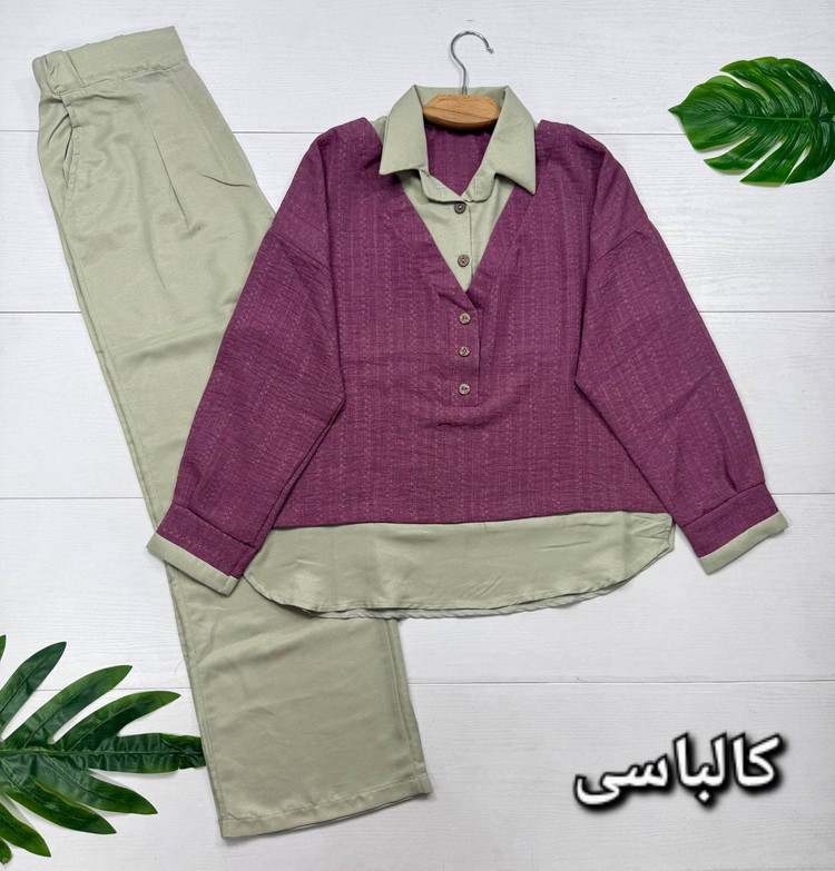 ست شومیز و شلوار زنانه اسپرت شانتون