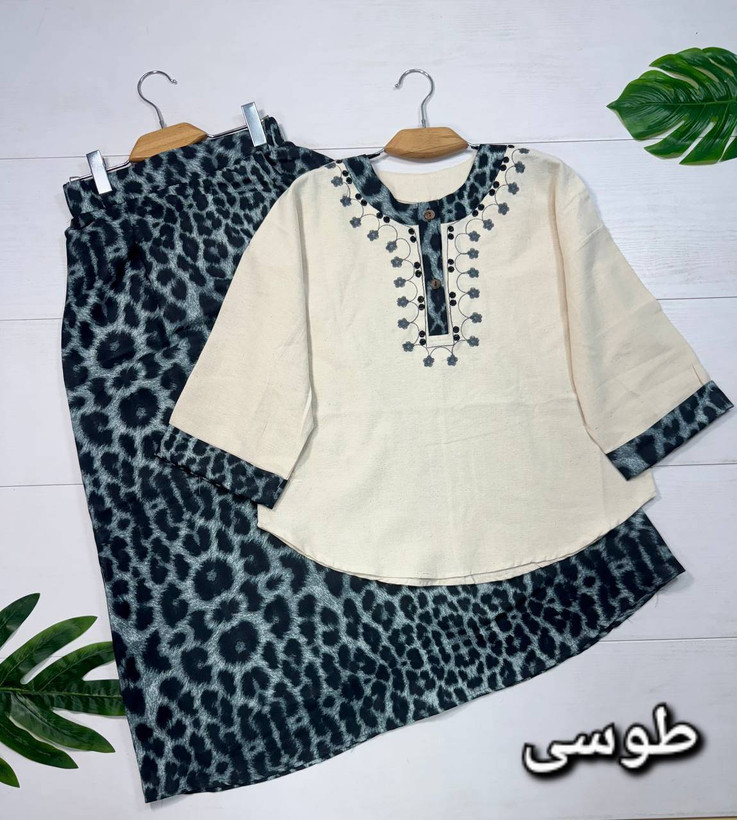 بلوز و دامن زنانه مجلسی شانتون