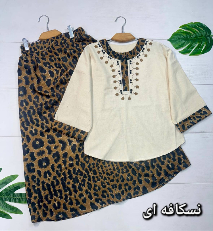 بلوز و دامن زنانه مجلسی شانتون