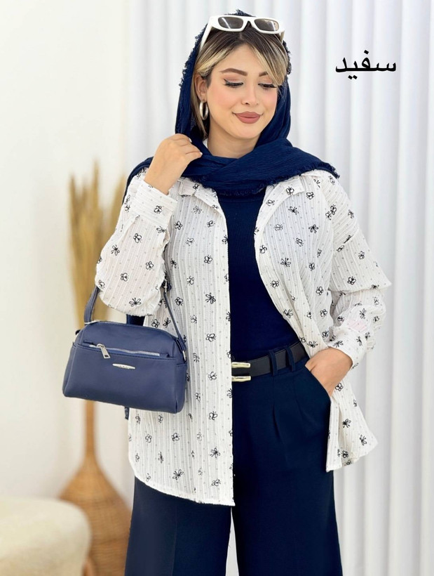 شومیز نگین دار زنانه اسپرت ینزی