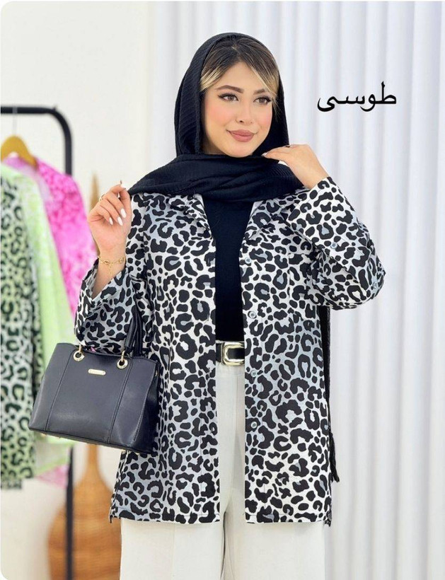 شومیز پلنگی زنانه اسپرت ینزی