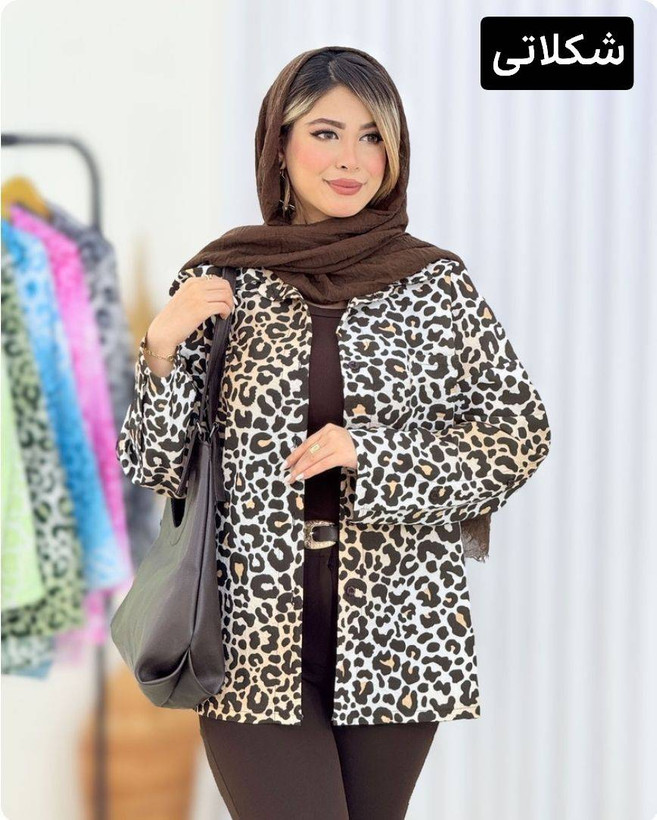 شومیز پلنگی زنانه اسپرت ینزی
