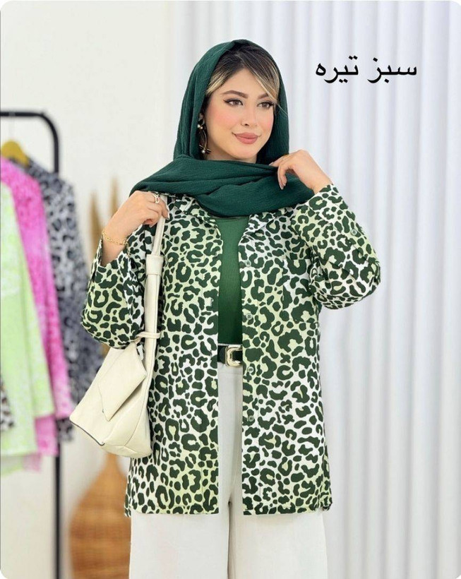 شومیز پلنگی زنانه اسپرت ینزی