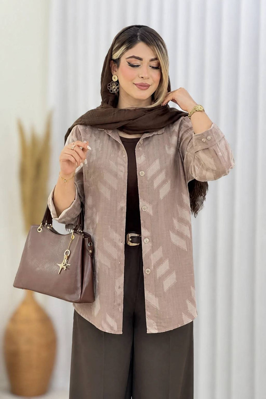 شومیز مانتویی زنانه اسپرت کسمه