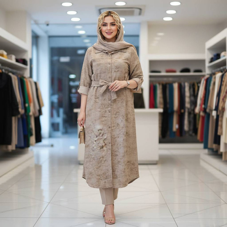مانتو گازوئیلی زنانه اسپرت شانتون صوفیا