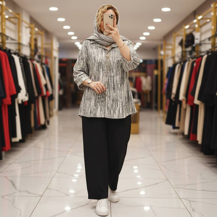 ست شومیز و شلوار زنانه اسپرت شانتون