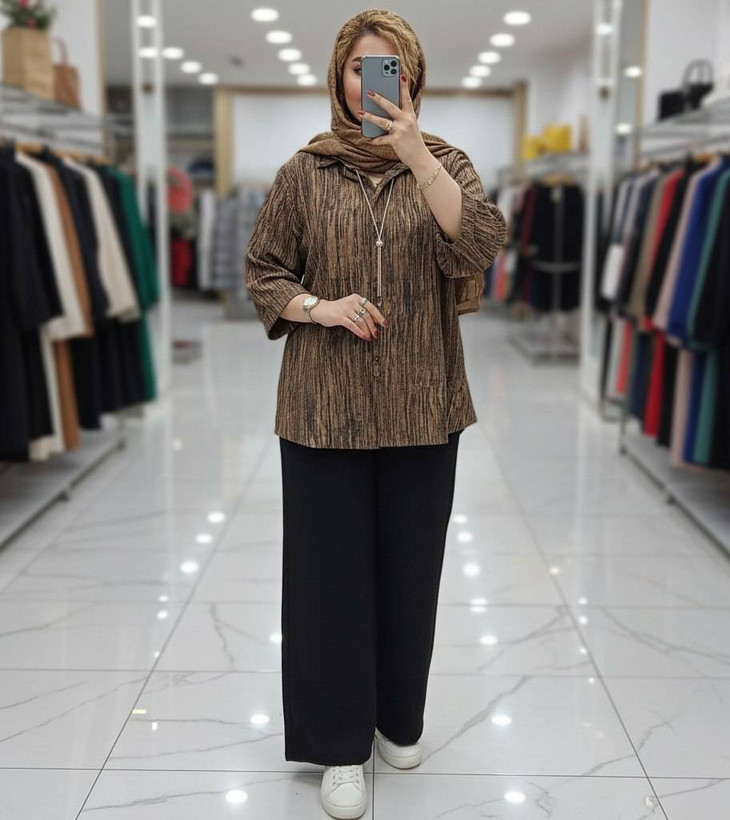 ست شومیز و شلوار زنانه اسپرت شانتون