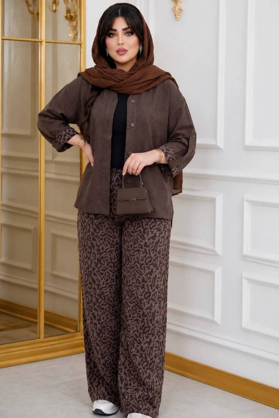 مانتو شلوار زنانه اسپرت مازراتی و نخ وارداتی
